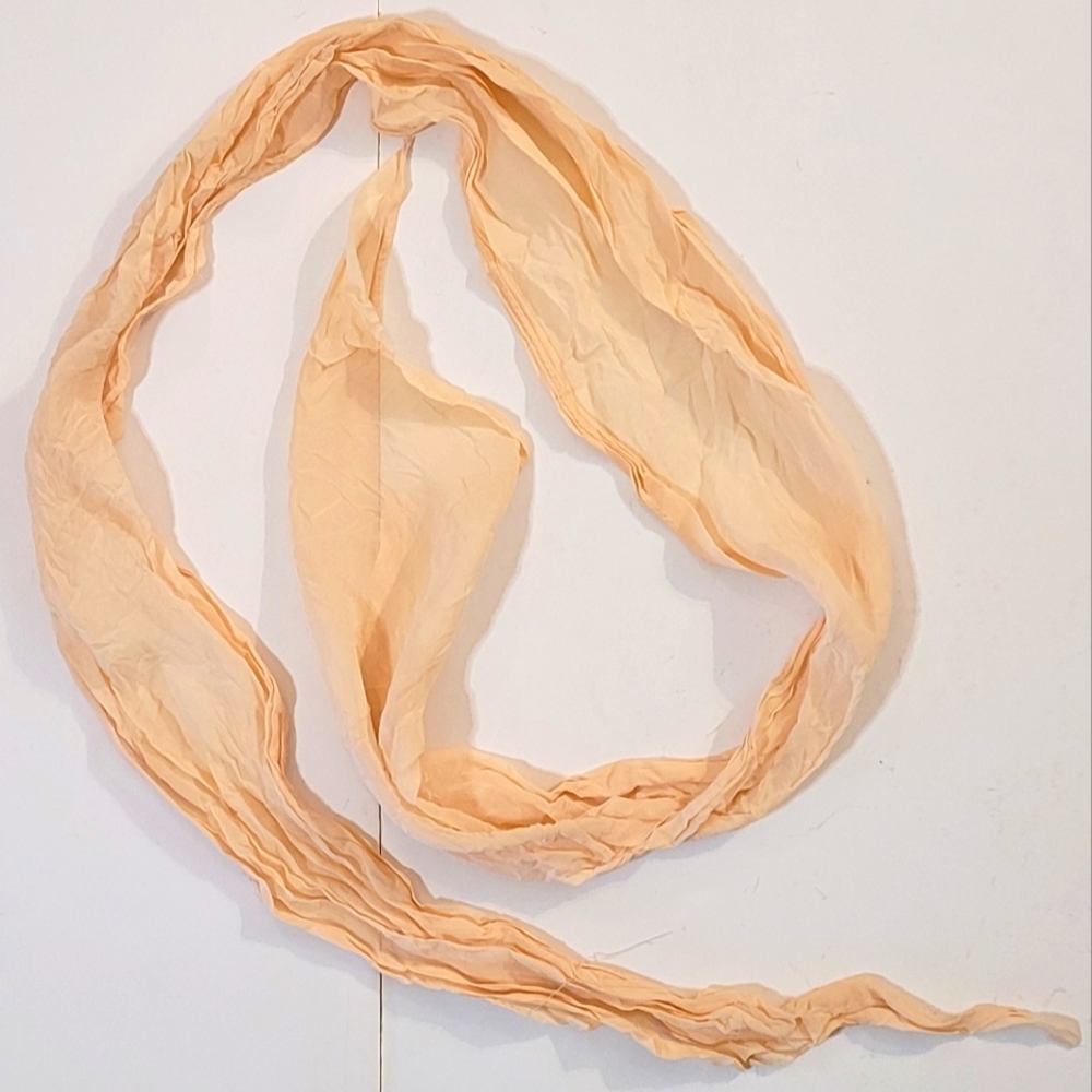 Nude long scarf